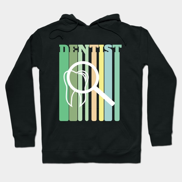 Dentist - Dentist Retro Hoodie by Kudostees